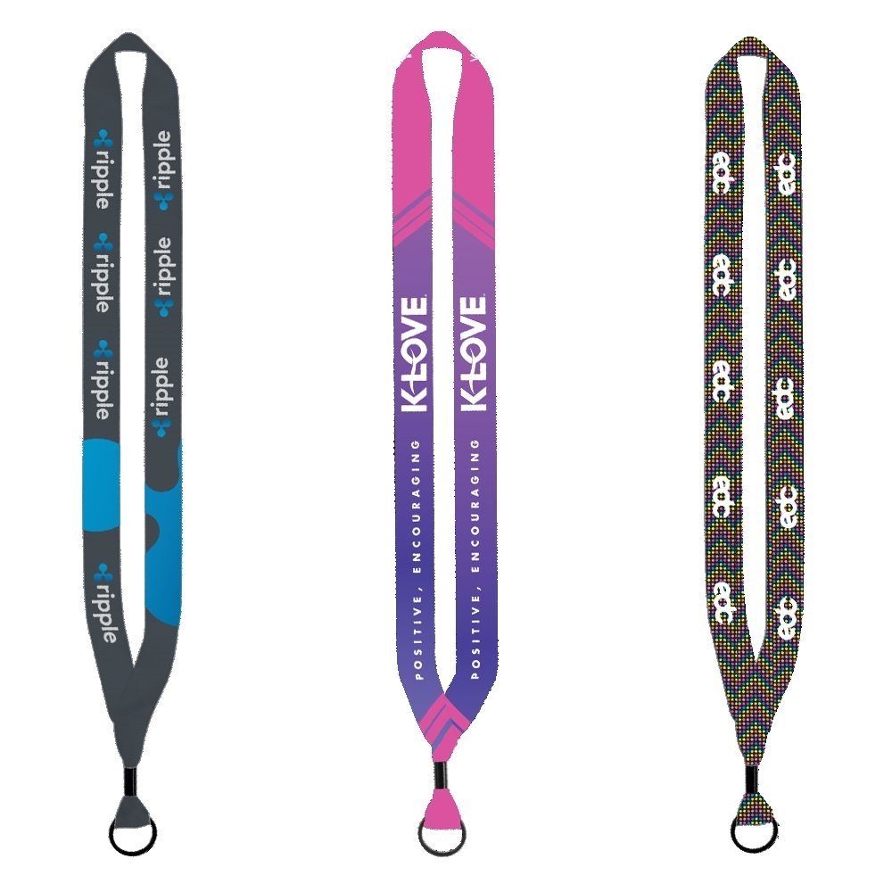 Can I include my company's contact information on lanyards?